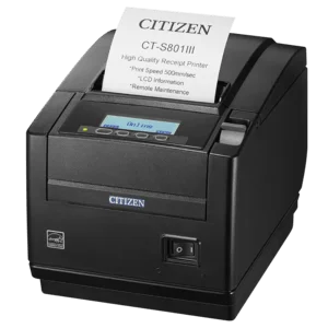 Citizen CT-S801III, 8 Punkte/mm (203dpi), Cutter, USB, schwarz