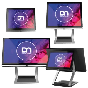 Diebold Nixdorf D1150, 38,1cm (15''), Projected Capacitive, USB, USB-C, silber