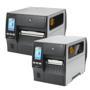 Zebra ZT411, 12 Punkte/mm (300dpi), Peeler, Rewinder, Disp. (Farbe), RTC, USB, RS232, BT, Ethernet, ZPL, ZPLII