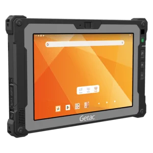 Getac ZX80 - Qualcomm QCS6490, 8" With Webcam, Android 15 + 12GB RAM + 256GB Storage, Barcode Reader, Sunlight Readable (WUXGA LCD + Touchscreen) + without Hard Tip stylus, Without USB-C AC adapter, w/ Rear Camera + Internal Battery + Battery Bay Cover, W