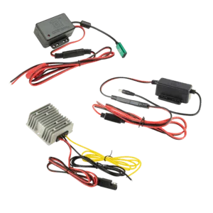 RAM Mounts GDS Strom-Modul - SAE/offene Enden, 24-60V DC Eingang, 9V DC Ausgang, Klinke (DC) 5.5 mm OD x 2.5 mm ID