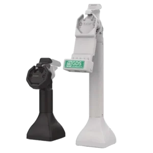 RAM Mounts GDS Uni-Conn Stand-Dockingstation (7 Zoll) für Rückseitige Pogo-Pins - Dreh-& Schwenkbar - USB-C-Anschluss - Grau