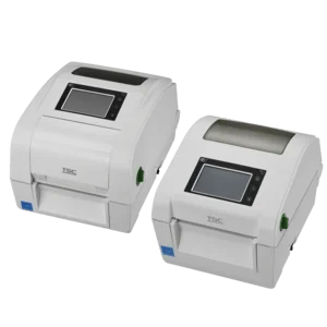 TSC TH240R, Healthcare, 8 Punkte/mm (203dpi), Peeler, RTC, Display, RFID, USB, RS232, Ethernet, Kit (USB), weiß