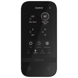 Ajax KeyPad TouchScreen Jeweller Schwarz