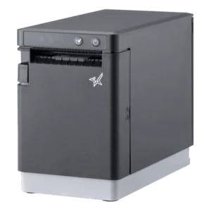 Star mC-Label2, CloudPRNT, 12 Punkte/mm (300dpi), Cutter, linerless, USB-C, Ethernet, schwarz