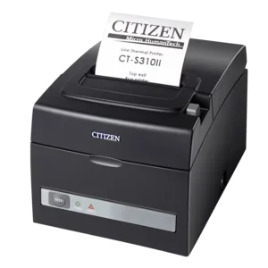 Citizen CT-S310II, Dual-IF, 8 Punkte/mm (203dpi), Cutter, weiß