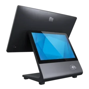 Elo Pay Z30, 39,6cm (15,6''), Projected Capacitive, 10 TP, Full HD, RTC, KD, USB, USB-C, poweredUSB, BT, Ethernet, WLAN, NFC, QCS6490, Android, GMS, dunkelgrau