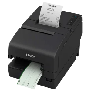 Epson TM-H6000VI, Cutter, MICR, USB, RS232, Ethernet, OPOS, ePOS, schwarz