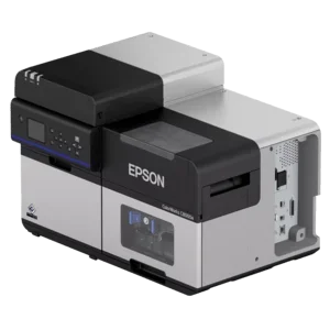 Epson ColorWorks C8000e, matte black ink, Cutter, Disp., USB, Ethernet, Kit (USB), schwarz, grau