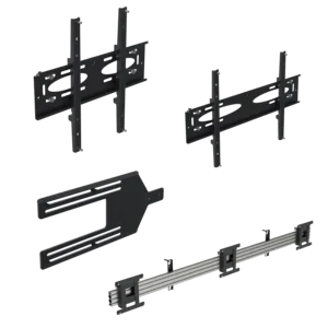 Ergonomic Solutions Feste Wandhalterung für Bildschirme von 48" bis 85" (bis VESA 600x400)
