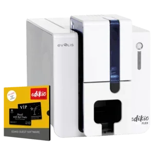 Evolis Edikio Flex - Guest Solution, einseitig, 12 Punkte/mm (300dpi), USB, Ethernet, Kit (USB)