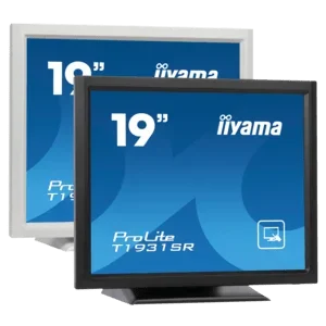 iiyama ProLite T1932MSC-W1SAG, 48,3cm (19''), Projected Capacitive, 10 TP, Kit (USB), schwarz, weiß